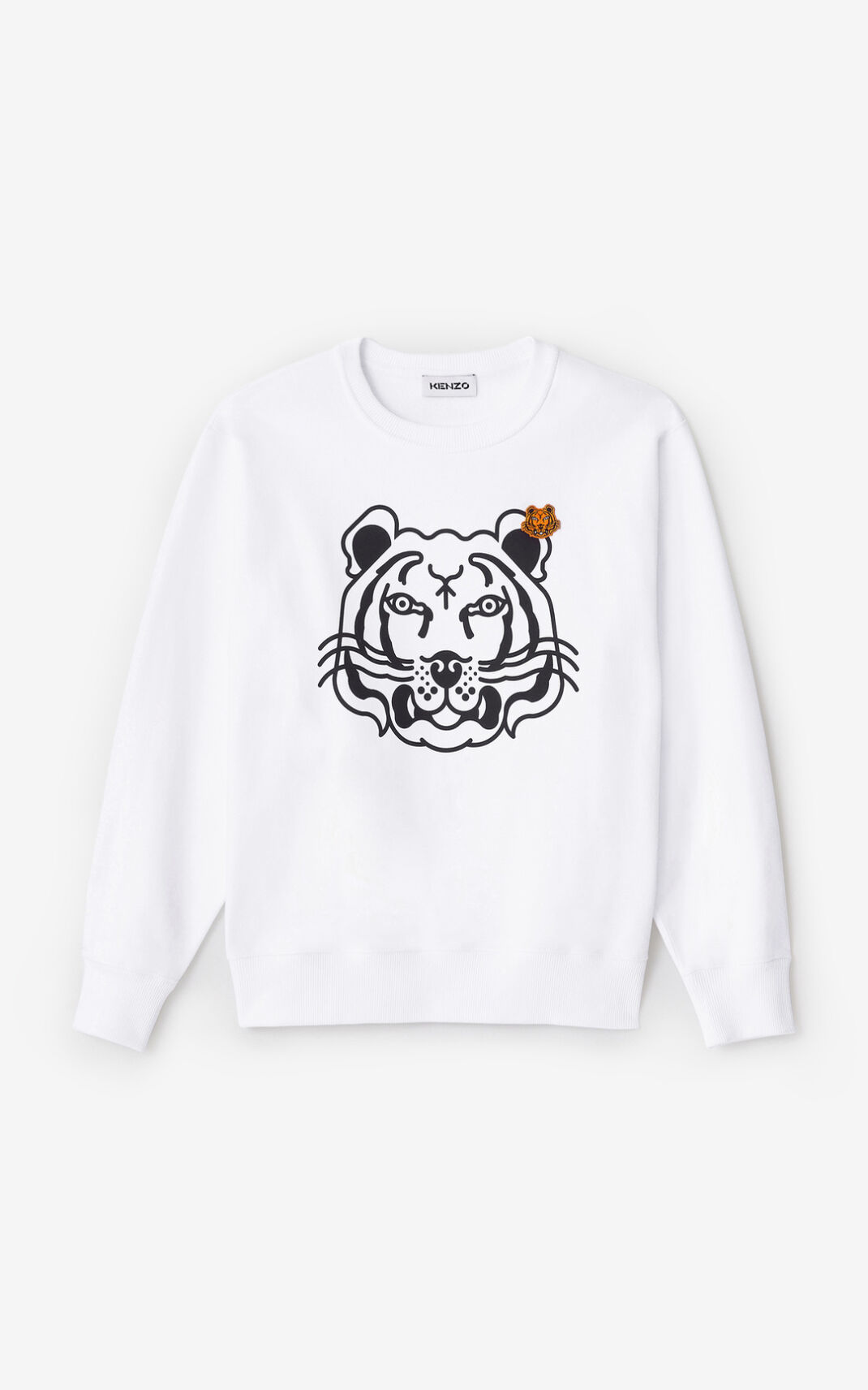 Kenzo K Tiger Sudadera Mujer Blancas | 2483719-JZ